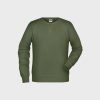 Men´s Sweat aus Bio-Baumwolle – Olive / Buck