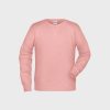 Men´s Sweat aus Bio-Baumwolle – Rose Melange