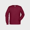 Men´s Sweat aus Bio-Baumwolle – Wine