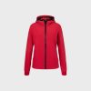 Ladies' Hooded Softshell Jacket – Red