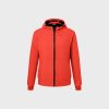 Men's Hooded Softshell Jacket – Fire Red / Flame