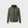 Men's Hooded Softshell Jacket – Olive / Buck