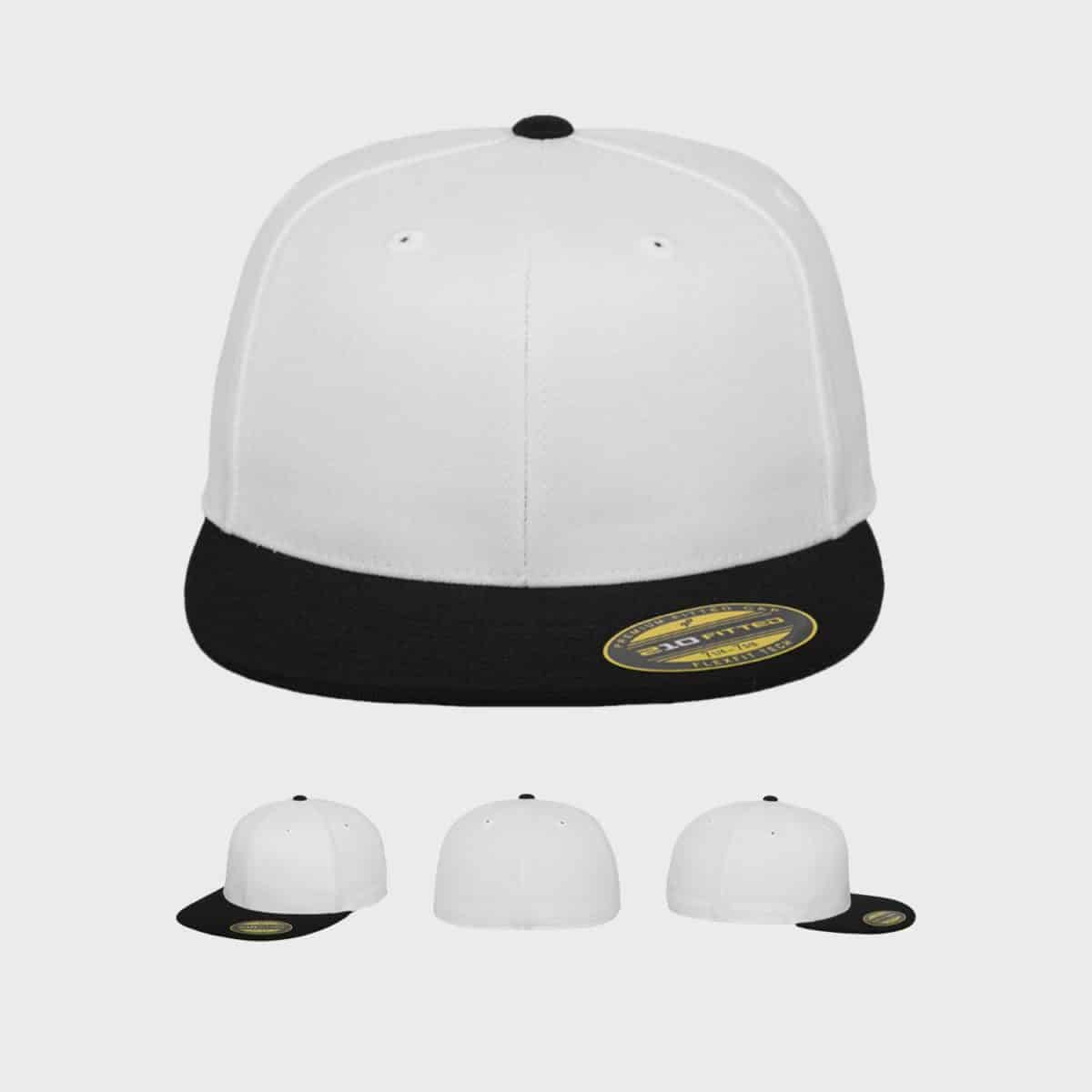 Flexfit FlexfitCaps Tone FFE 6210T White Black Front Extra