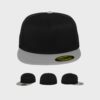 FLEXFIT Premium 210 Fitted 2-Tone – Black-Silver