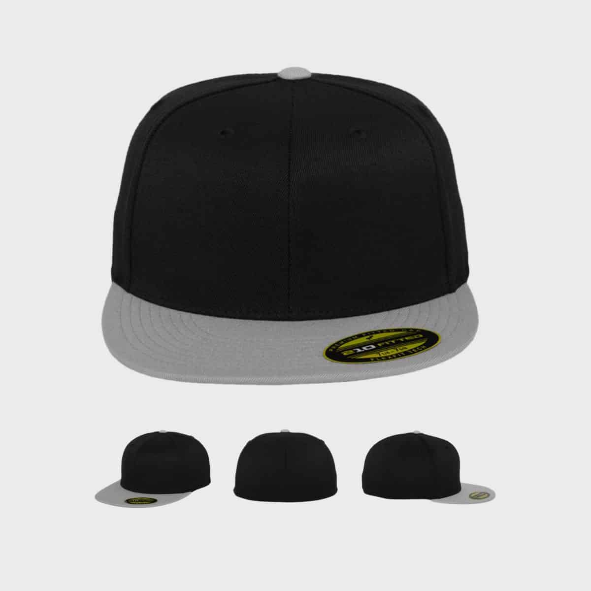 Flexfit FlexfitCaps FFE 6210T Black Grey Front Extra