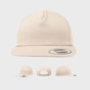 FLEXFIT Unstructured 5-Panel Snapback – Khaki