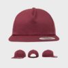 FLEXFIT Unstructured 5-Panel Snapback – Maroon