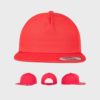 FLEXFIT Unstructured 5-Panel Snapback – Red