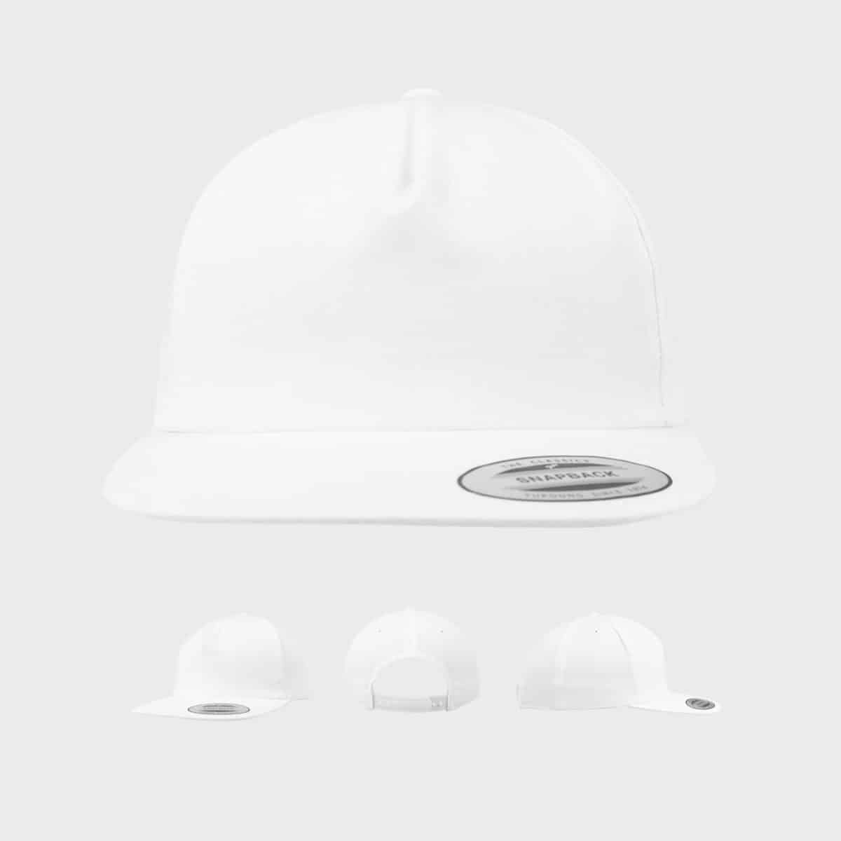 Flexfit Snapback FFE 6502 White Front Extra