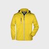 Herren Softshell Funktionsjacke – Sun-Yellow/Navy/White