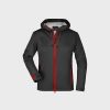 Ultraleichte Damen Outdoor Jacke – Black/Red