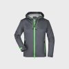 Ultraleichte Damen Outdoor Jacke – Iron-Grey/Green