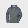 Ultraleichte Herren Outdoor Jacke – Iron-Grey/Green