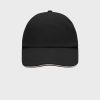 MYRTLE BEACH Classic Sandwich Cap – Black/Beige