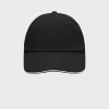 MYRTLE BEACH Classic Sandwich Cap – Black/White