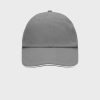 MYRTLE BEACH Classic Sandwich Cap – Dark-Grey/White