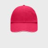 MYRTLE BEACH Classic Sandwich Cap – Pink/White