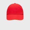 MYRTLE BEACH Classic Sandwich Cap – Signal-Red/Gold-Yellow