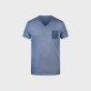Men's Slub-T aus Bio-Baumwolle – Denim