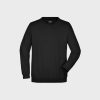 Unisex Round Sweat Heavy – Black