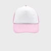 MYRTLE BEACH Polyester Mesh Cap – White/Baby-Pink