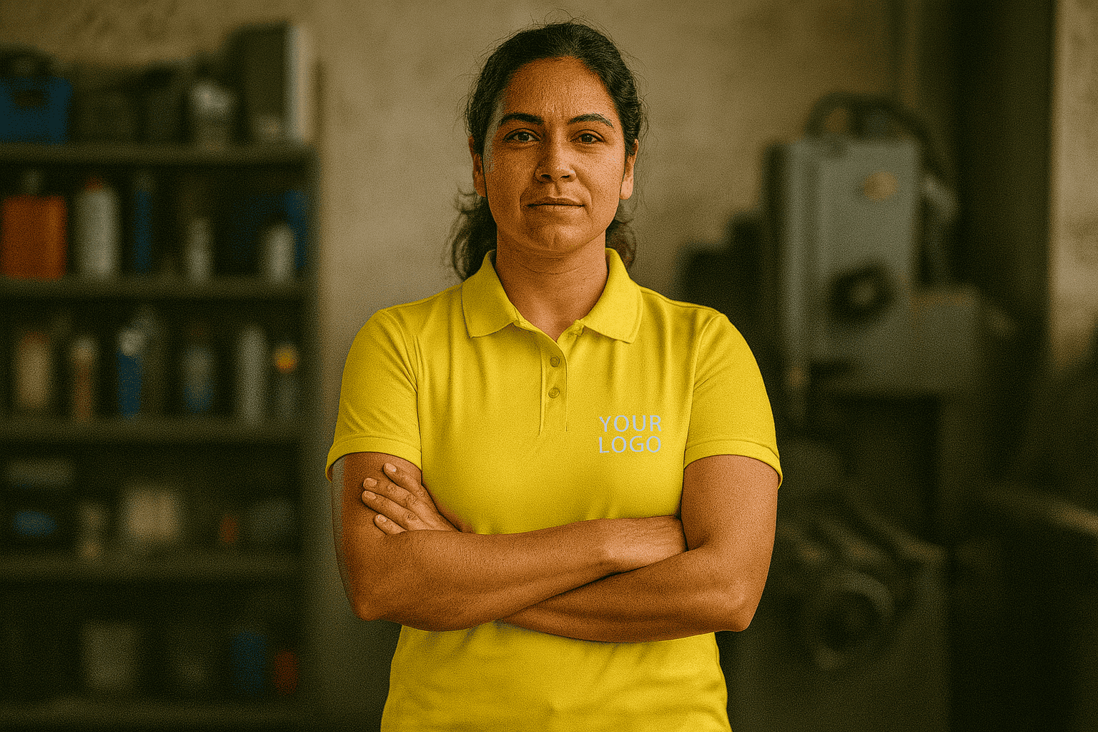 Women's Sports Polo Logo Embroidery