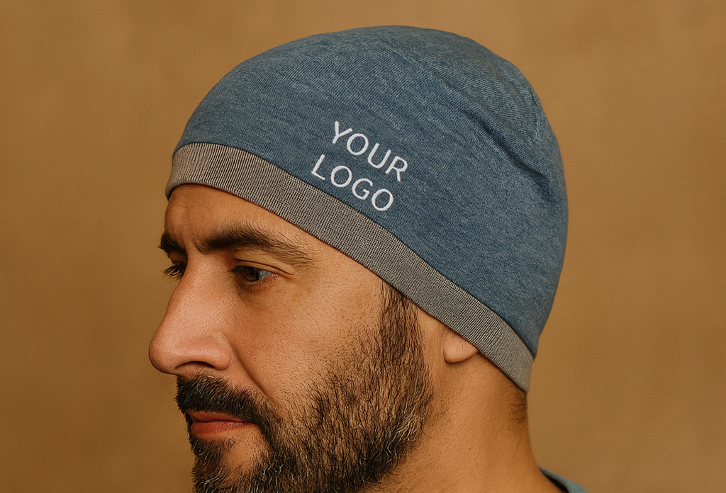 Lightweight streetwear beanie with logo embroidery
