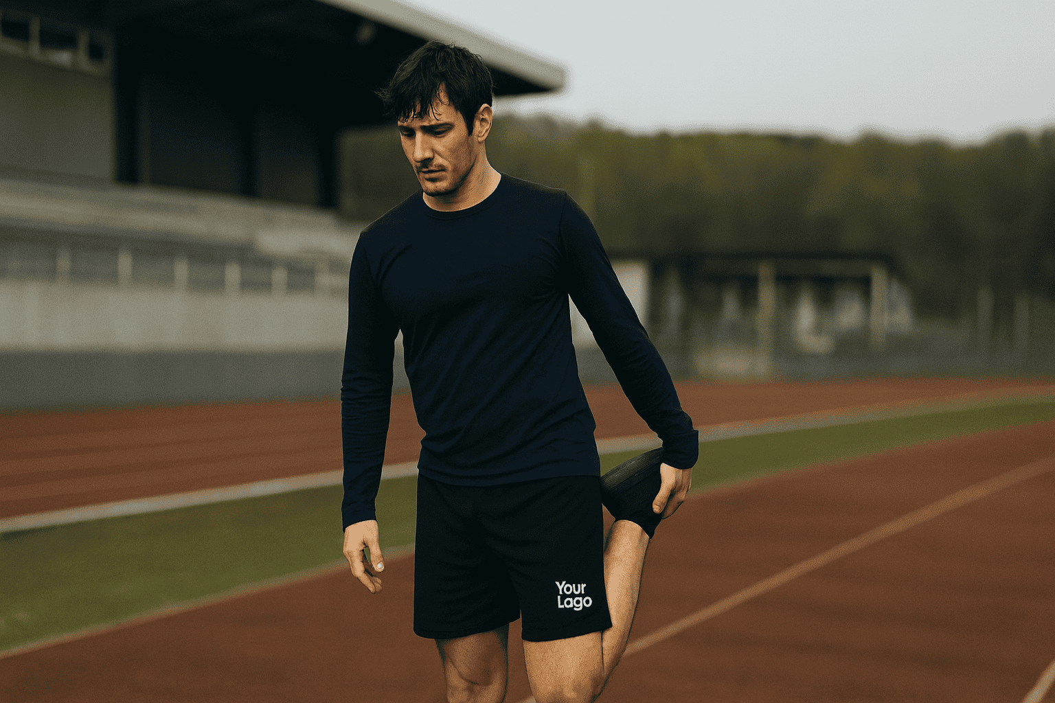 Unisex sports shorts Functional pants Logo embroidery