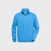 Unisex Workwear Half-Zip Sweat – Aqua