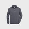 Unisex Workwear Half-Zip Sweat – Carbon