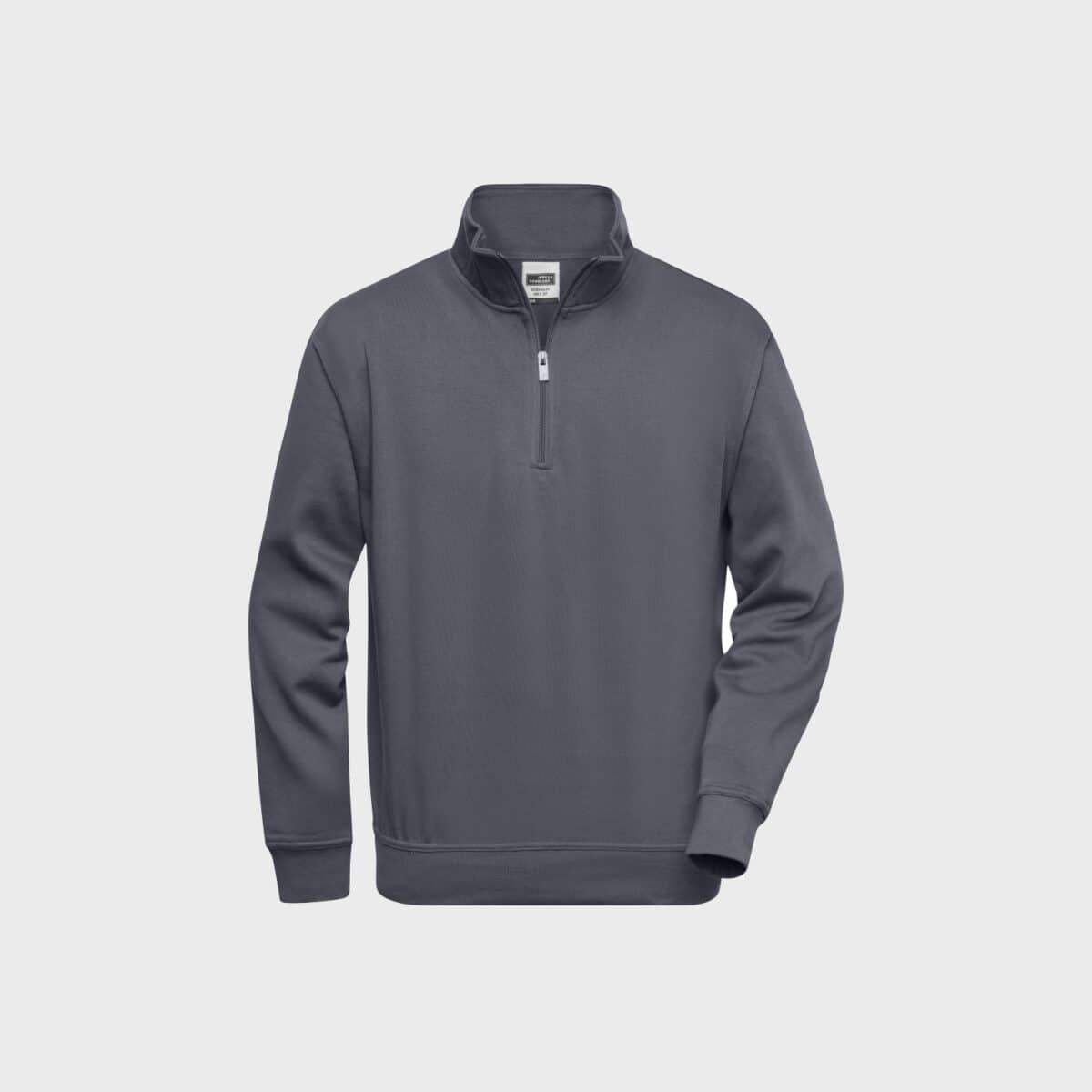 half-zip-sweatshirt-workwear-unisex-carbon-buy-embroidery_stickmanufaktur