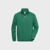 Unisex Workwear Half-Zip Sweatshirt – Dark Green