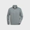 Unisex Workwear Half-Zip Sweatshirt – Dark Gray