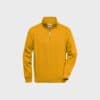 Unisex Workwear Half-Zip Sweat – Gold-yellow