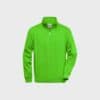 Unisex Workwear Half-Zip Sweatshirt – Lime Green