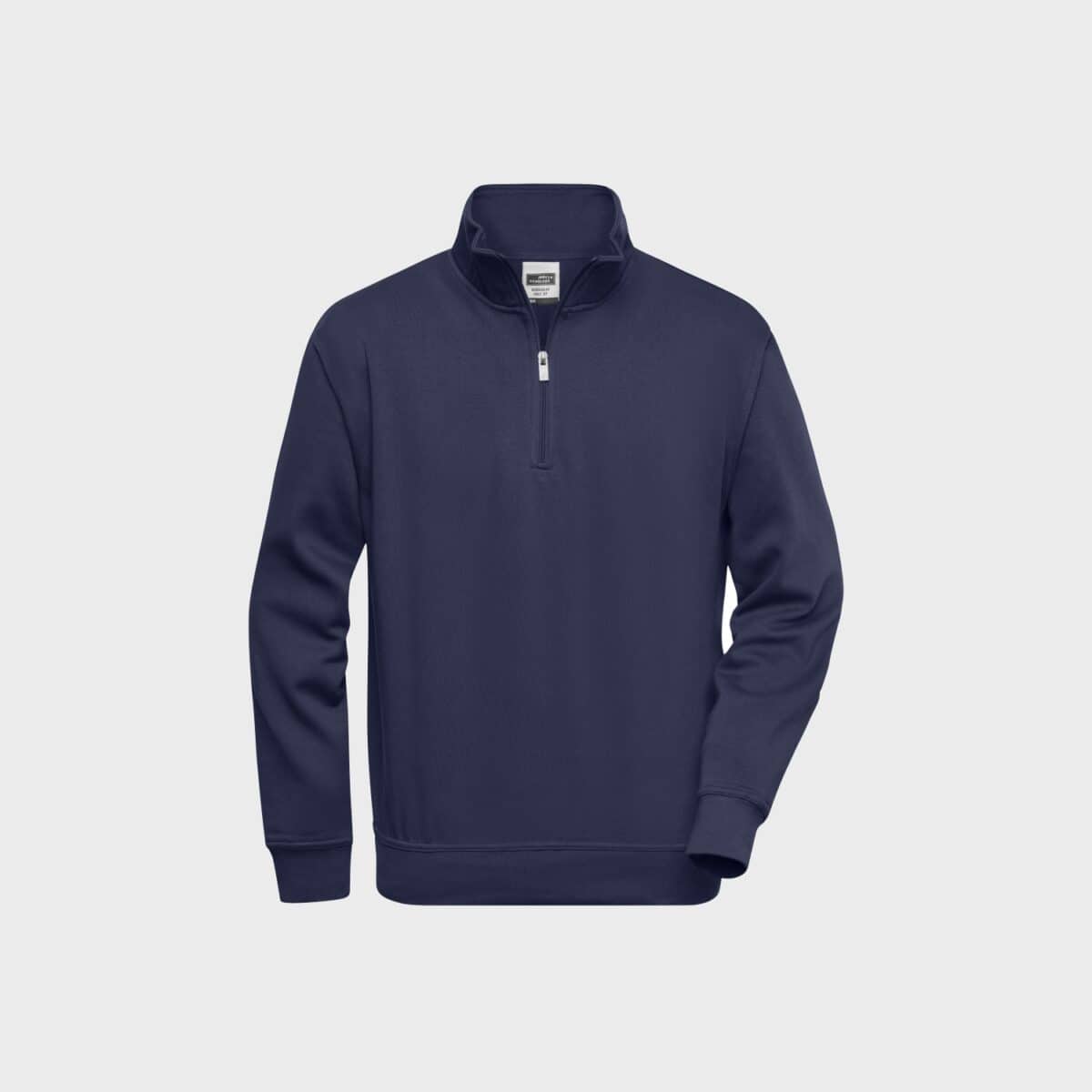 half-zip-sweat-workwear-unisex-navy-kaufen-besticken_stickmanufaktur