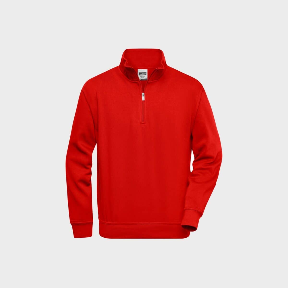half-zip-sweatshirt-workwear-unisex-red-buy-embroidery_stickmanufaktur