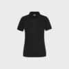 Women's Stretch Polo Workwear SOLID – Black