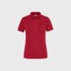 Damen Stretch-Polo Workwear SOLID – Red