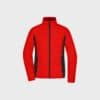 Women's Stretch Fleece Jacket – Red-Black