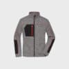 Women's Structure Fleece Jacket – Carbon Melange/Black/Red