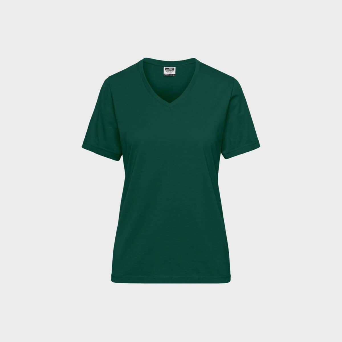 damen-workwear-t-shirt-mit-v-ausschnitt-dark-green-kaufen-besticken_stickmanufaktur