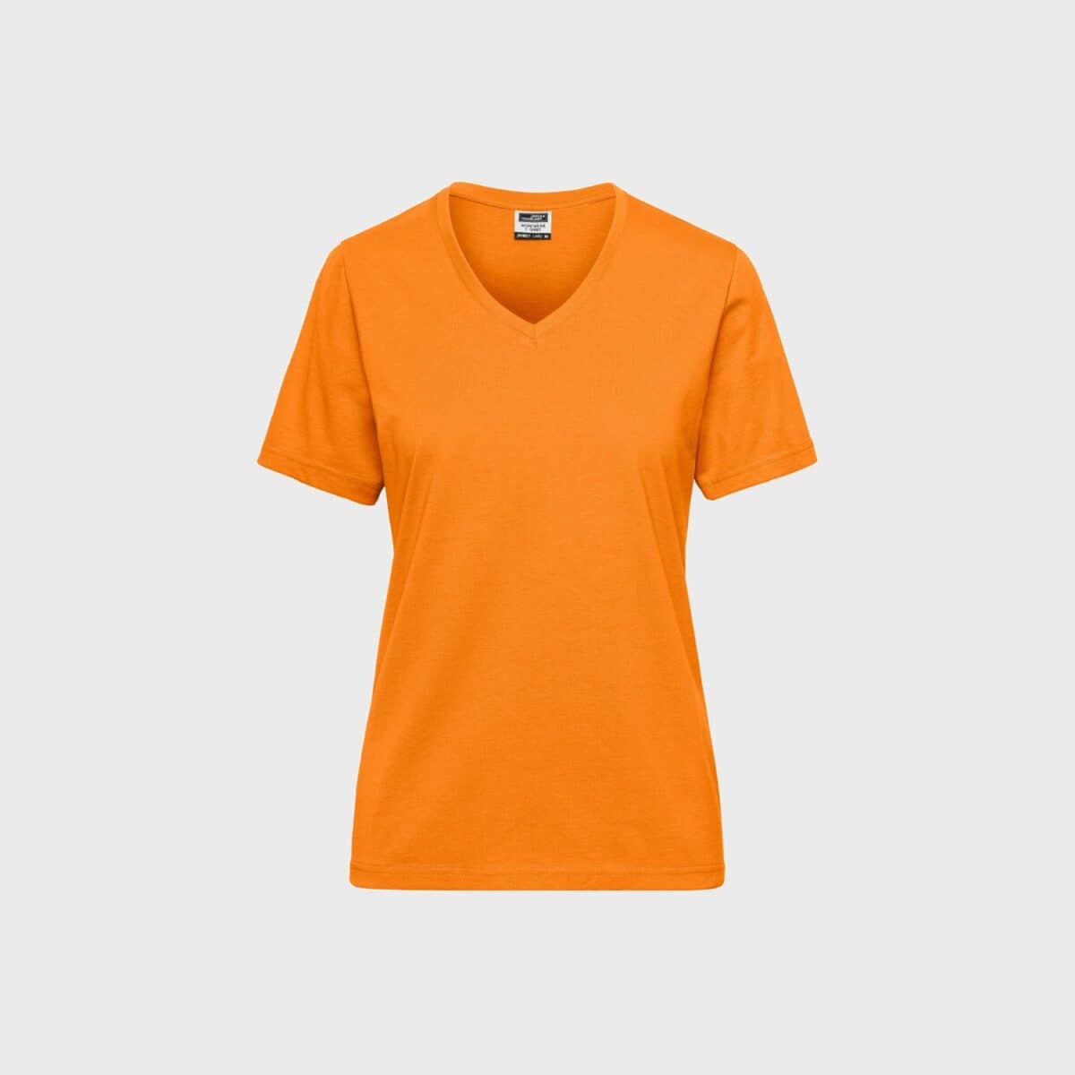 damen-workwear-t-shirt-mit-v-ausschnitt-orange-kaufen-besticken_stickmanufaktur
