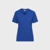 Damen Workwear T-Shirt mit V-Ausschnitt – Royal