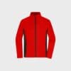 Men's Stretch Fleece Jacket – Red-Black