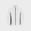 Herren Stretchfleece Jacke – White/carbon