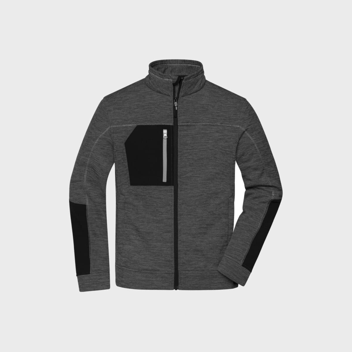 men's-structured-fleece-jacket-black-melange-black-silver-buy-embroidery_stickmanufaktur