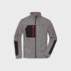 Men's Structure Fleece Jacket – Carbon Melange/Black/Red