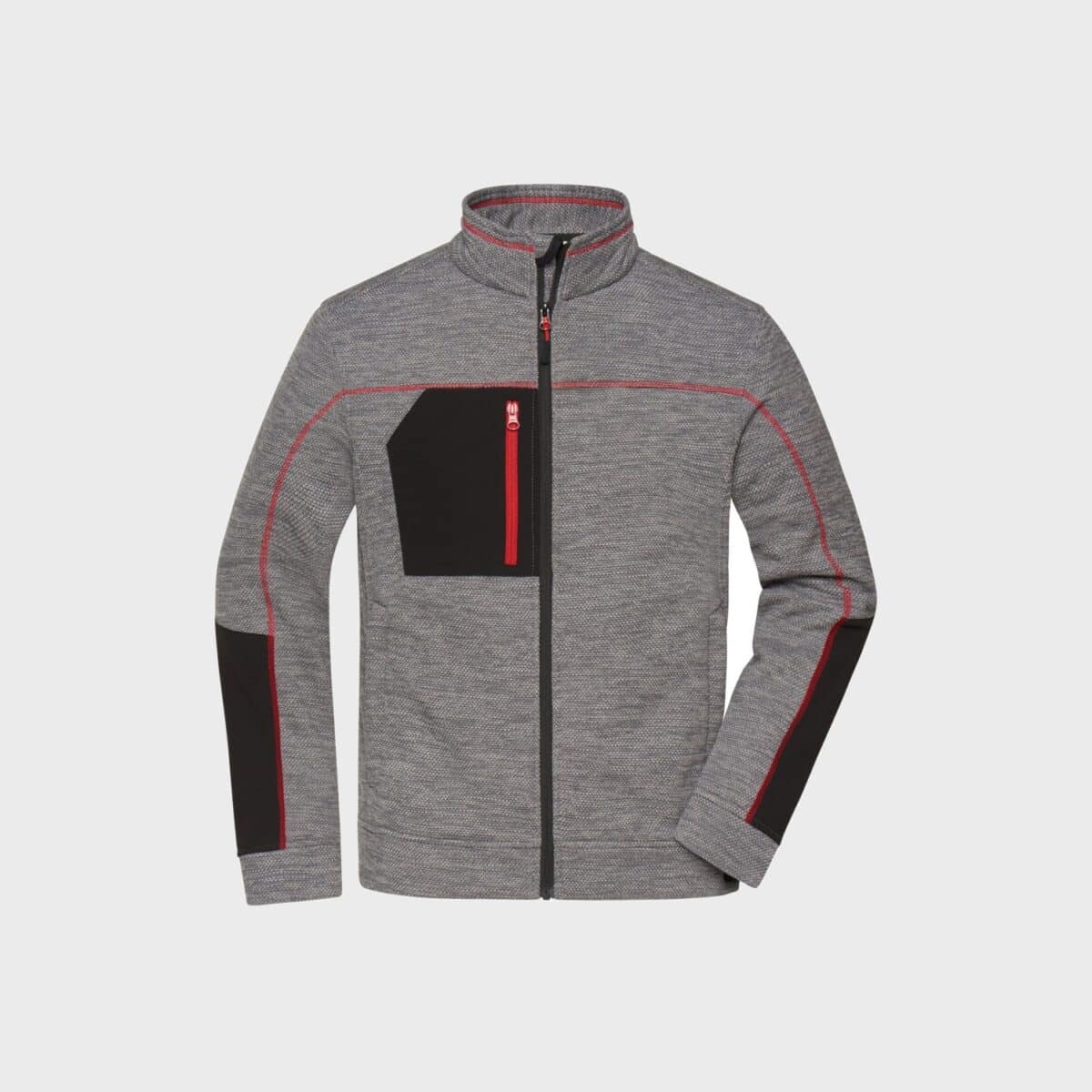 men's-structure-fleece-jacket-carbon-melange-black-red-buy-embroidery_stickmanufaktur