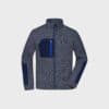 Men's Structure Fleece Jacket – Navy Melange/Navy/Royal